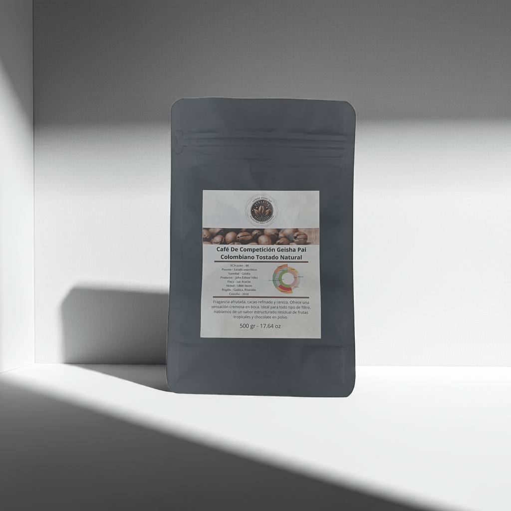 Café de competición Geisha Pai Colombiano Tostado Natural - SybariteCoffee