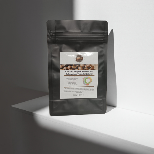 Café de competición Bourbon Colombiano Tostado Natural